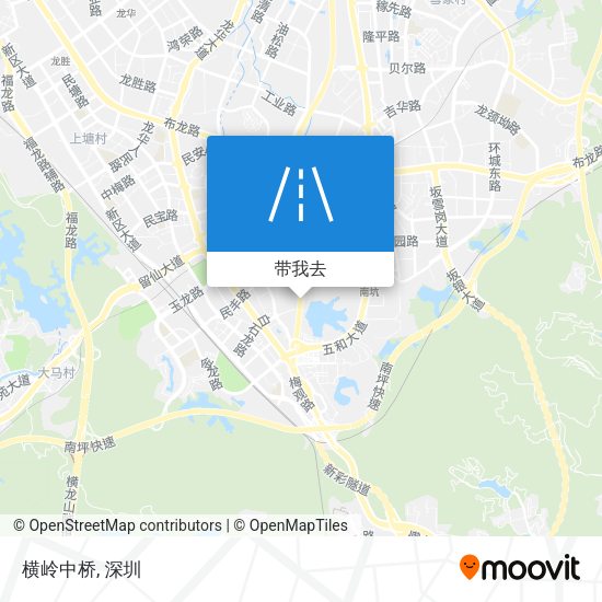 横岭中桥地图