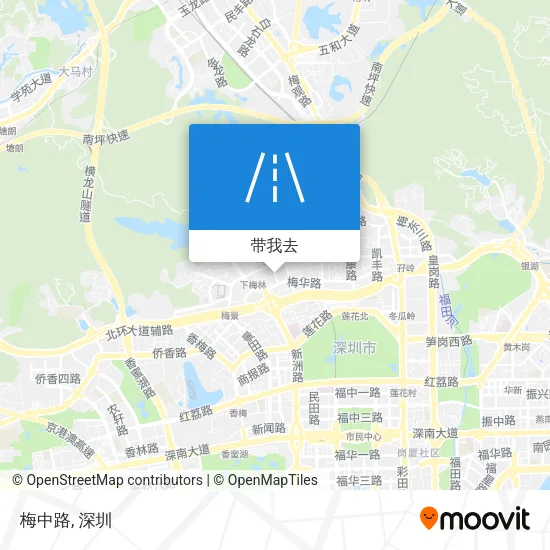 梅中路地图