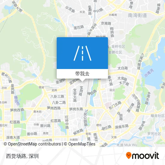 西货场路地图