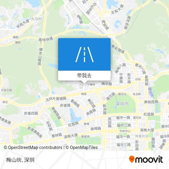 梅山街地图