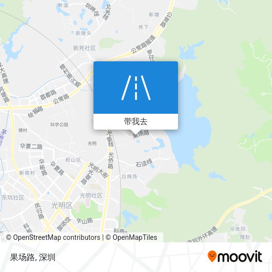 果场路地图