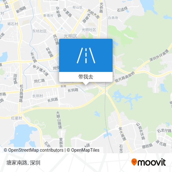 塘家南路地图