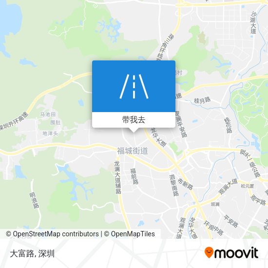 大富路地图