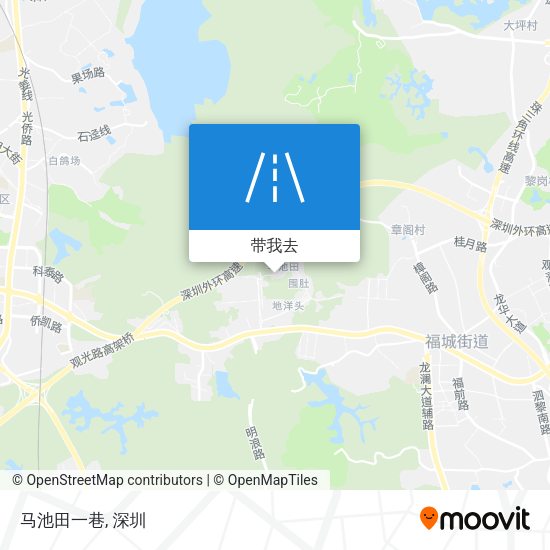 马池田一巷地图