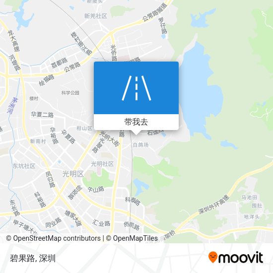 碧果路地图