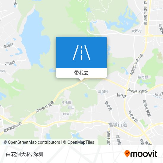 白花洞大桥地图