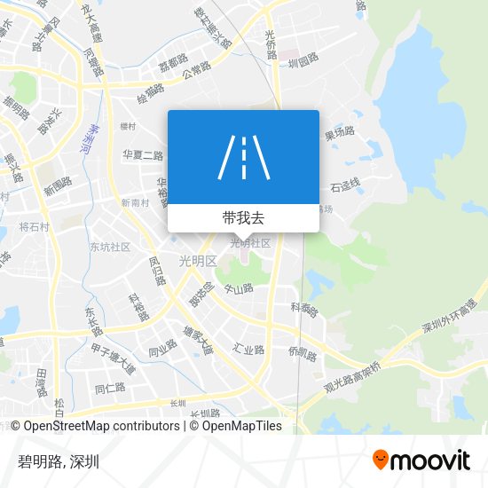 碧明路地图