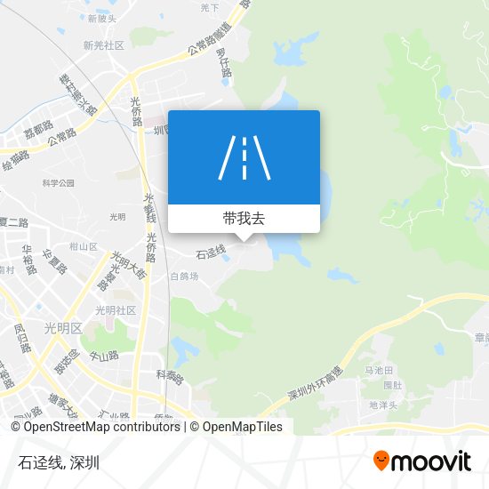 石迳线地图