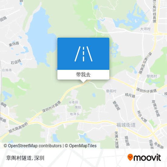 章阁村隧道地图