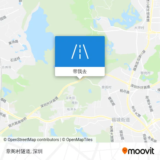 章阁村隧道地图