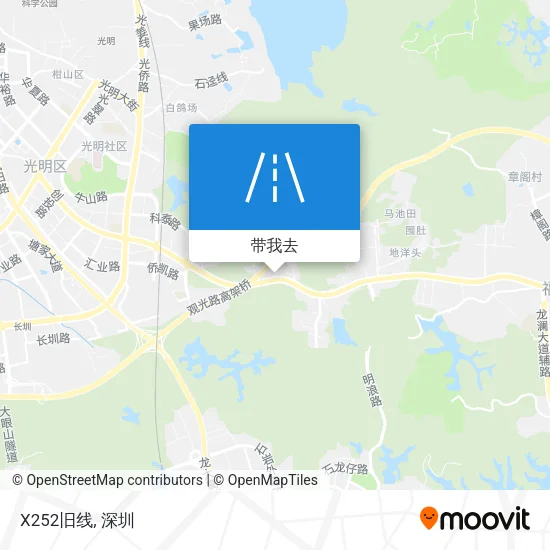 X252旧线地图