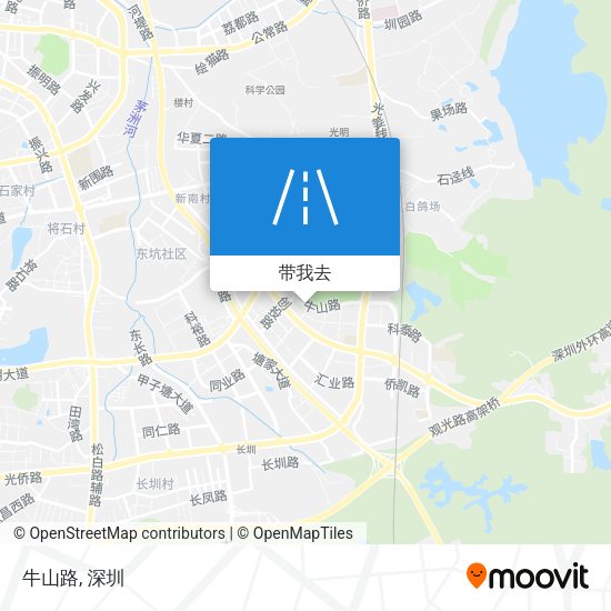 牛山路地图