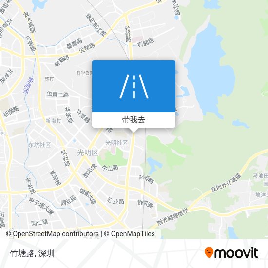 竹塘路地图
