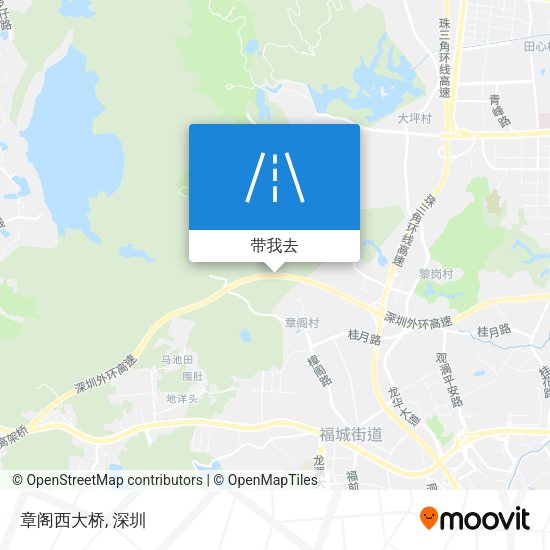 章阁西大桥地图