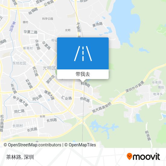 茶林路地图