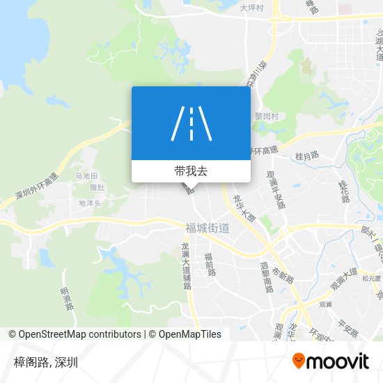 樟阁路地图