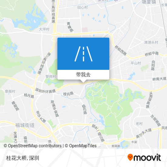 桂花大桥地图