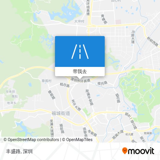 丰盛路地图