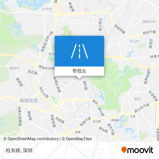 桂东路地图