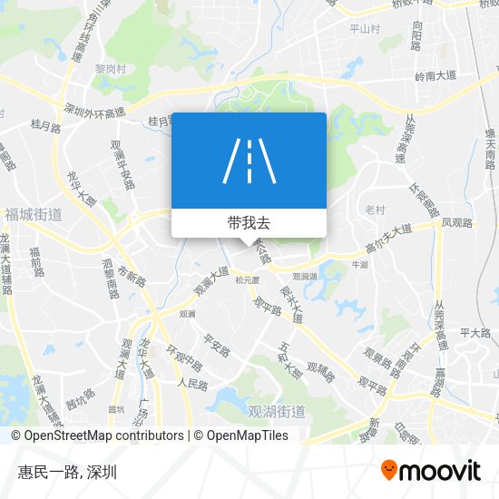 惠民一路地图