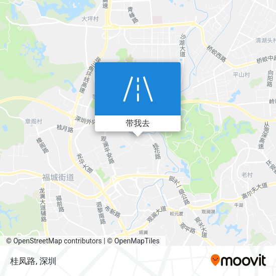 桂凤路地图