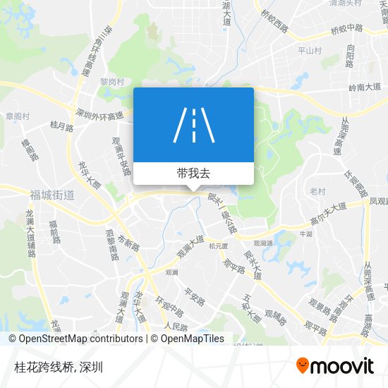 桂花跨线桥地图