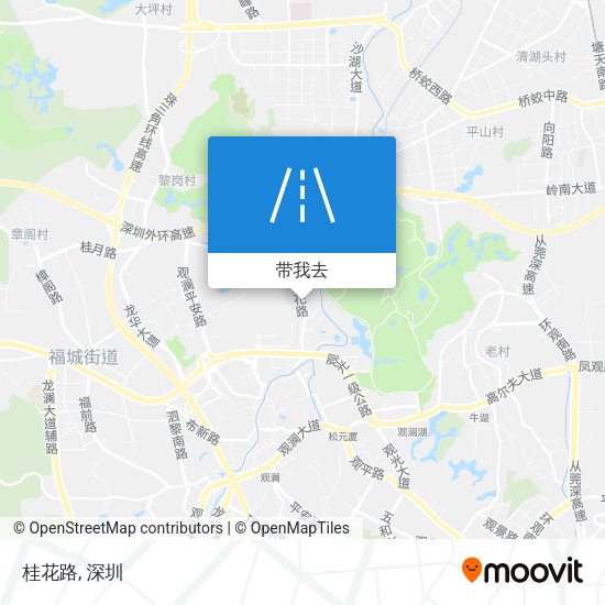 桂花路地图