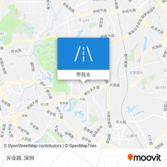 兴业路地图