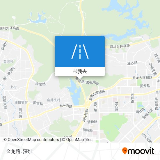 金龙路地图