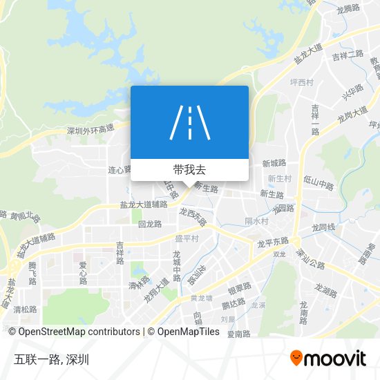 五联一路地图