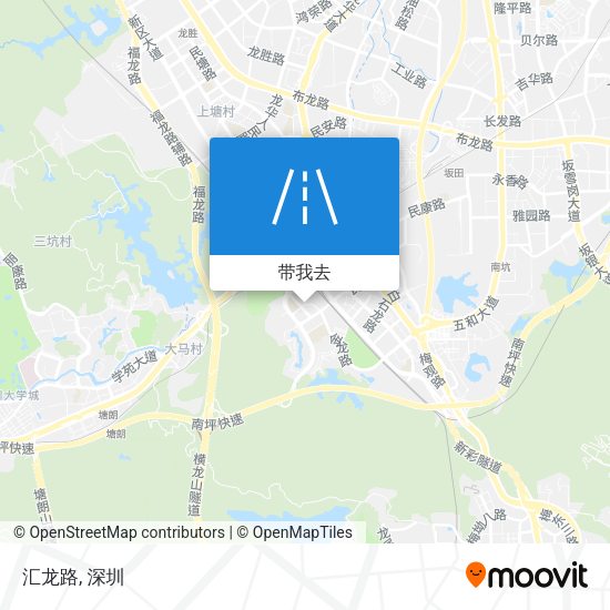 汇龙路地图