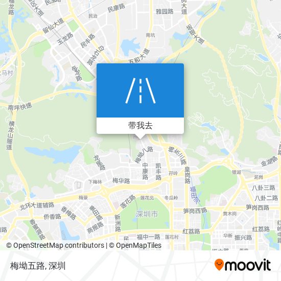 梅坳五路地图