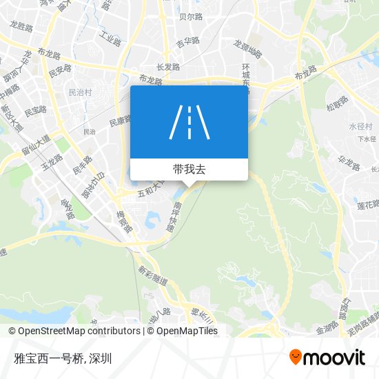 雅宝西一号桥地图
