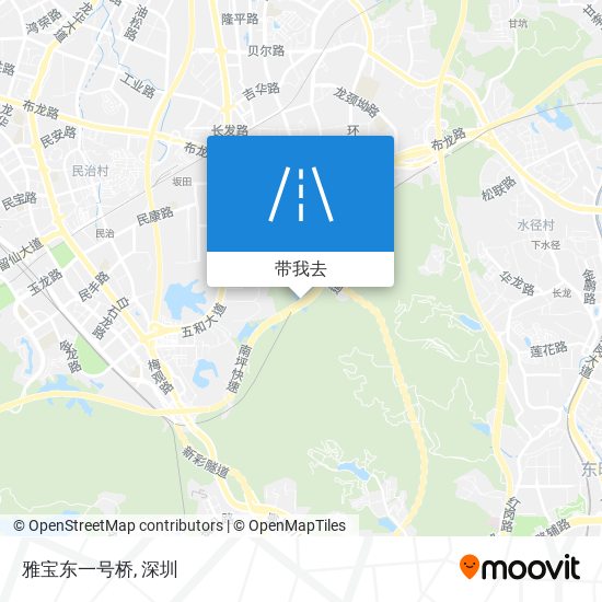 雅宝东一号桥地图