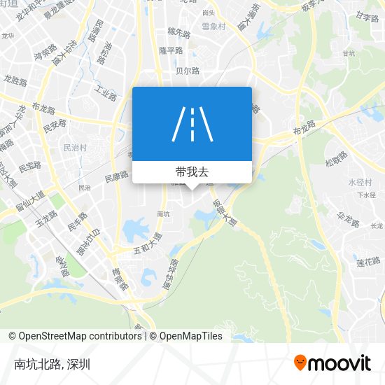 南坑北路地图