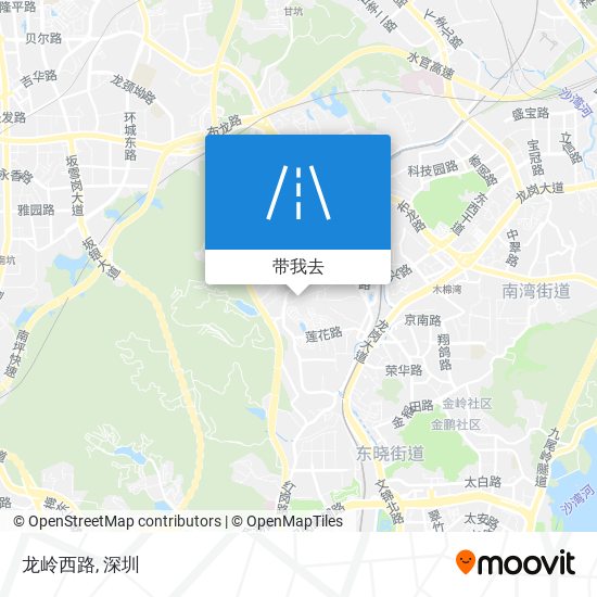 龙岭西路地图
