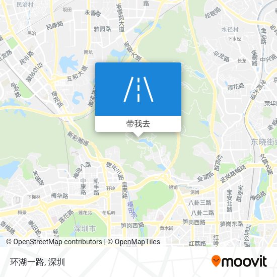 环湖一路地图