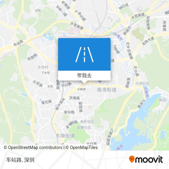 车站路地图