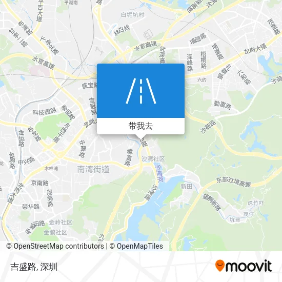 吉盛路地图