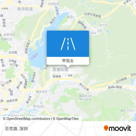百世路地图