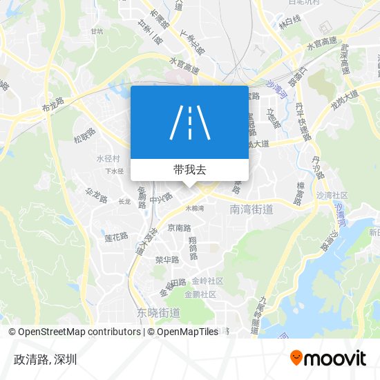 政清路地图