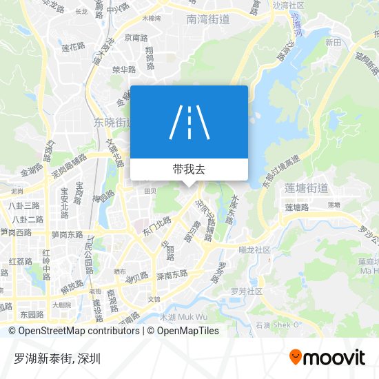 罗湖新泰街地图