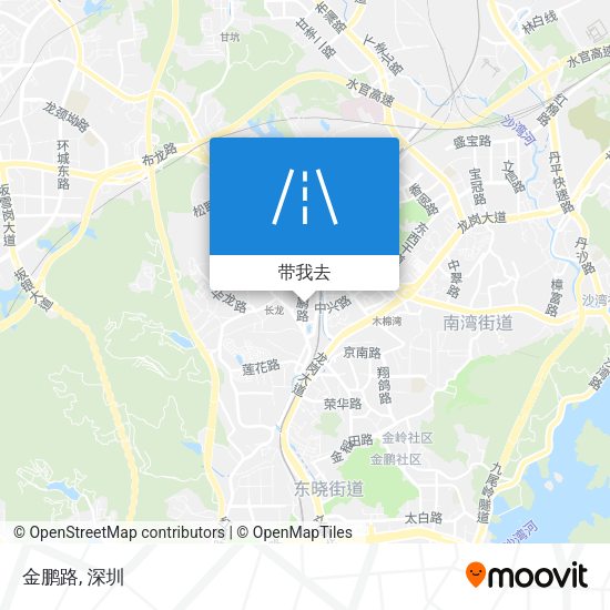 金鹏路地图
