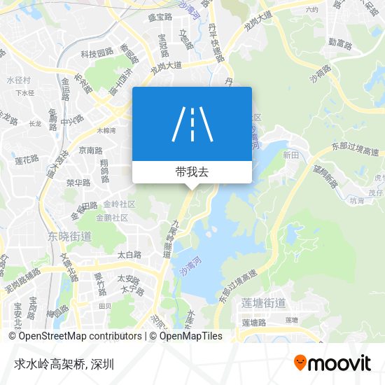 求水岭高架桥地图