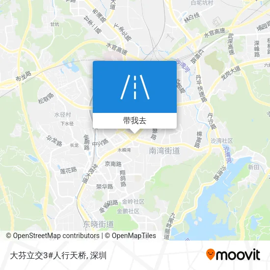 大芬立交3#人行天桥地图
