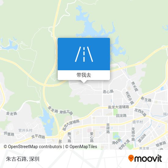 朱古石路地图