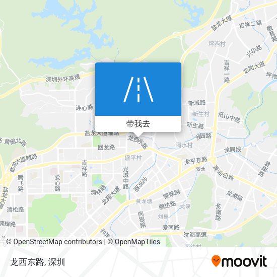 龙西东路地图