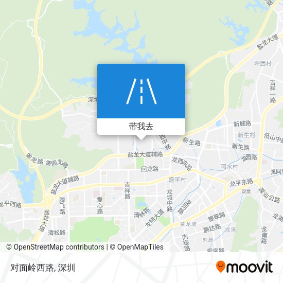 对面岭西路地图