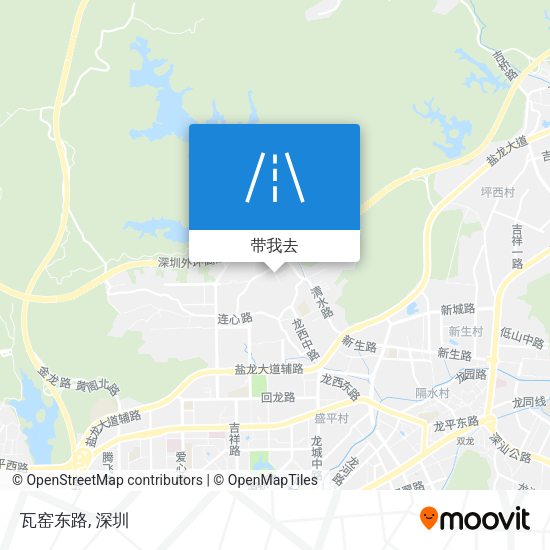 瓦窑东路地图
