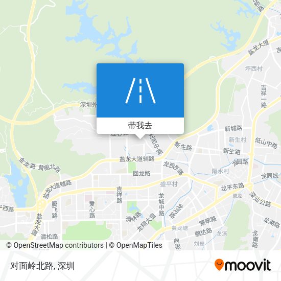 对面岭北路地图